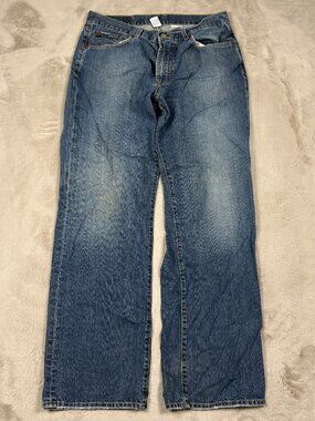 Vintage Lucky Brand Dungarees Bootcut Jeans Mens 34 Blue Medium Wash Y2K USA